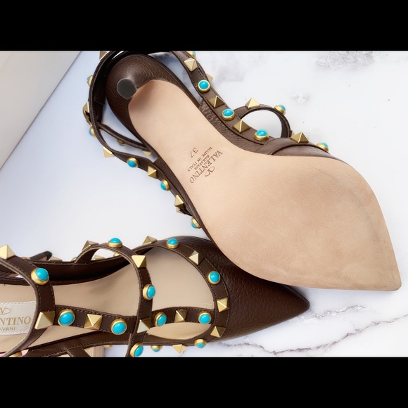 Valentino Rockstud Heels 37 - Picture 4 of 7